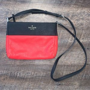 Kate Spade Red/Black Crossbody Purse